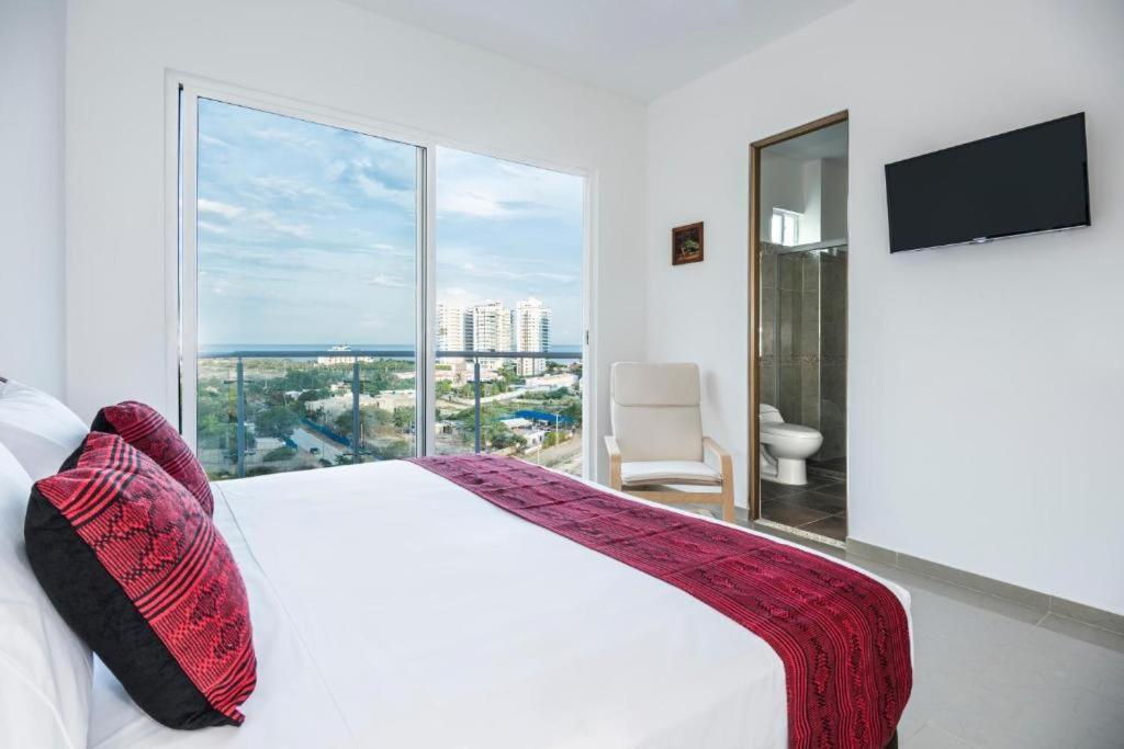 סנטה מרתה Terrazas Tayrona Travelers Apartamentos Y Suites מראה חיצוני תמונה