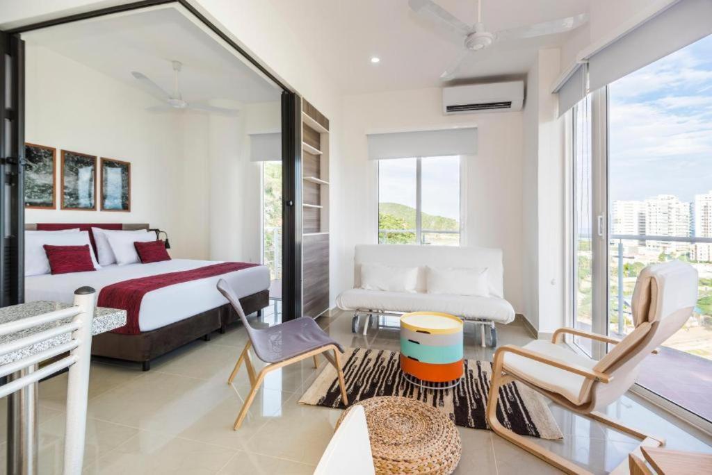 סנטה מרתה Terrazas Tayrona Travelers Apartamentos Y Suites מראה חיצוני תמונה